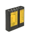 Delock Tester przewodów RJ45 / RJ12 / PoE - nr 34