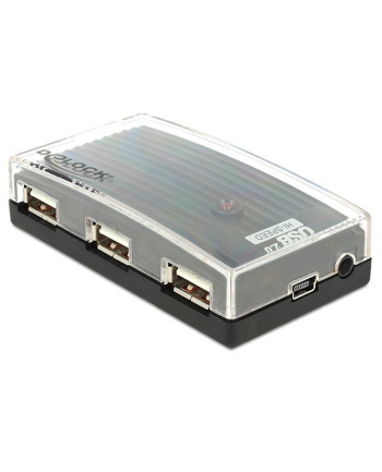 Delock HUB 4-portowy zewnętrzny USB 2.0