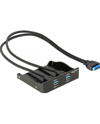Delock frontpanel  USB 3.0 x2 do zatoki 3,5/5,25'' PIN header