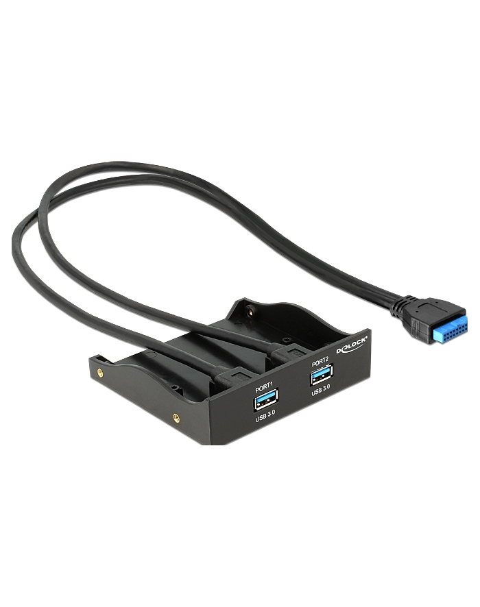 Delock frontpanel  USB 3.0 x2 do zatoki 3,5/5,25'' PIN header główny