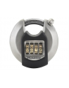 masterlock Kłódka szyfrowa stalowa, 70mm, pokrywa termoplastyczna, ośmiokątny pałąk - nr 1