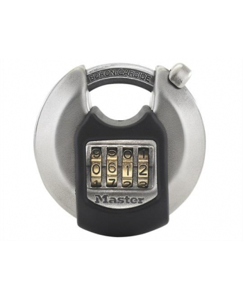 masterlock Kłódka szyfrowa stalowa, 70mm, pokrywa termoplastyczna, ośmiokątny pałąk