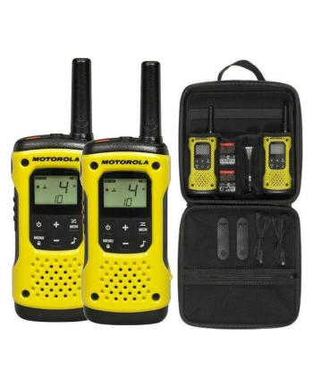 Motorola T92 H2O Krótkofalówka, (Walkie-Talkie), 10 km, Czarno-Żółte