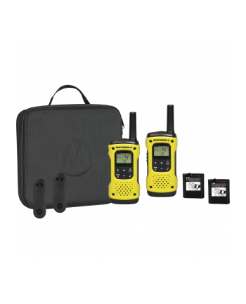 Motorola T92 H2O Krótkofalówka, (Walkie-Talkie), 10 km, Czarno-Żółte