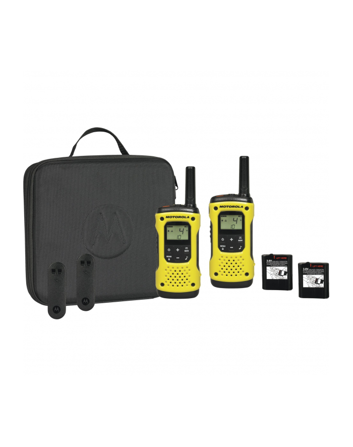 Motorola T92 H2O Krótkofalówka, (Walkie-Talkie), 10 km, Czarno-Żółte główny