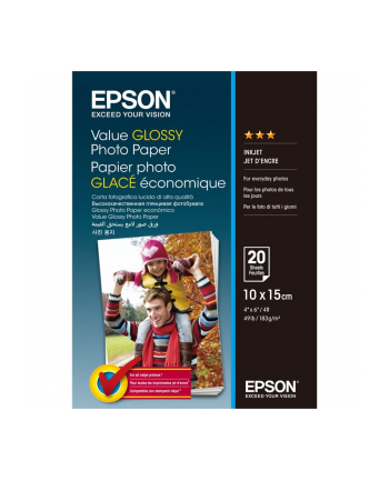 Papier Epson Value Photo | 10x15cm | 20 ark