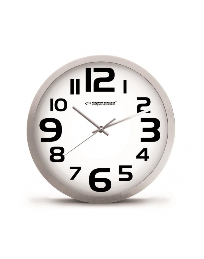 Esperanza EHC013W ZEGAR ŚCIENNY  - ZURICH - BIAŁY główny