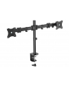 digitus Stojak podwójny z zaciskiem, 2xLCD, max. 27'', max. obciąż. 8kg, uchy.-obrot.360° - nr 19