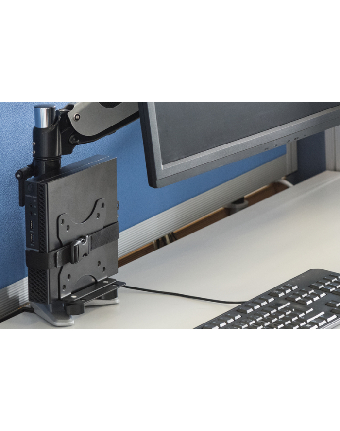 digitus Uchwyt do montażu MiniPC za monitorem, VESA 75x75, 100x100, max. obciążenie 5kg główny