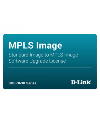 d-link DGS-3630-28TC License for Standard Image to MPLS Image