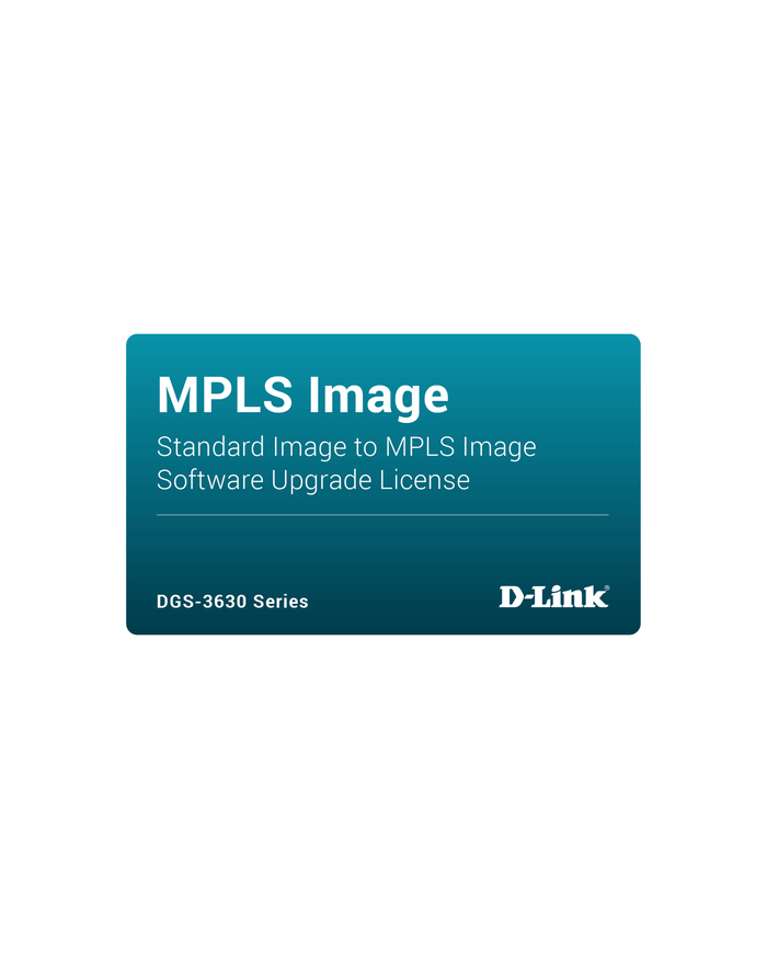 d-link DGS-3630-52TC License for Standard Image to MPLS Image główny