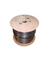 Digitus kabel F/UTP, drut kat.5E, PE zewnętrzny, 305m wypełniony  żelem czarny - nr 1