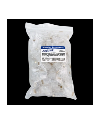 LOGILINK - Wtyki RJ45 do płaskich kabli 100szt
