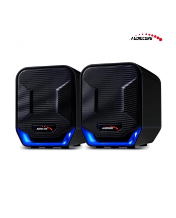 greenblue Audiocore AC865B Głośniki komputerowe 6W USB Blue&Black