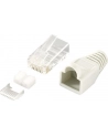 LOGILINK - Wtyki RJ45 FTP kat.6 z osłonką - szare,100szt. - nr 23