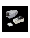 LOGILINK - Wtyki RJ45 FTP kat.6 z osłonką - szare,100szt. - nr 8