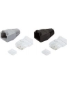 LOGILINK - Wtyki RJ45 UTP kat.6 z osłonką - szare,100szt. - nr 19