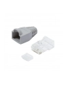 LOGILINK - Wtyki RJ45 UTP kat.6 z osłonką - szare,100szt. - nr 1