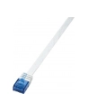LOGILINK Płaski Patch cord U/UTP kat.6, biały 3m - nr 11