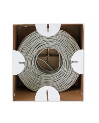 TechlyPro Kabel skrętka zewnętrzna F/UTP Cat5e 4x2 drut CCA 305m czarny