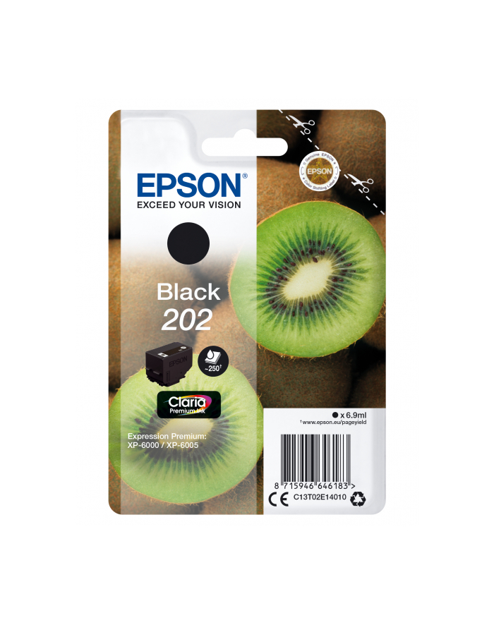Tusz Epson black 202 | 6,9ml | Claria Premium główny