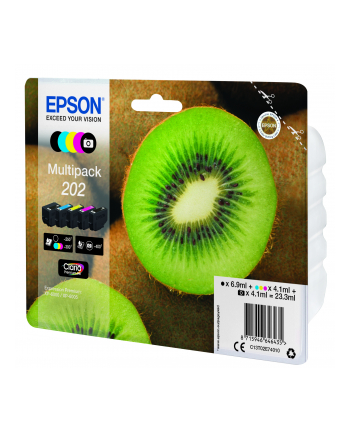 Tusz Epson Kiwi Multipack 202 | CMYK+photo black | Claria Premium nr 2
