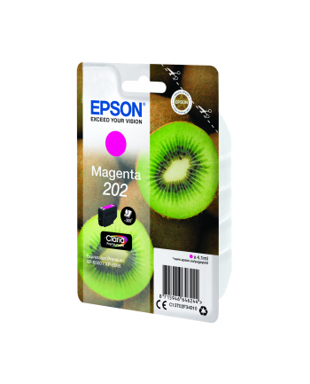 Tusz Epson singlepack 202 magenta | 4,1ml | Claria premium