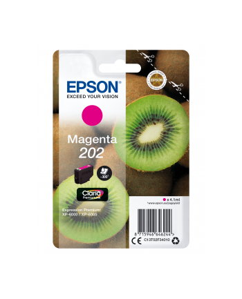 Tusz Epson singlepack 202 magenta | 4,1ml | Claria premium