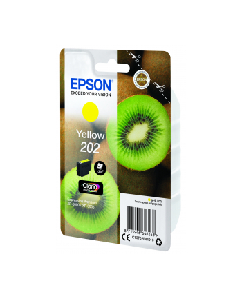 Tusz Epson singlepack 202 yellow | 4,1ml | Claria premium