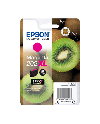 Tusz Epson singlepack 202XL magenta | 8,5ml | Claria premium