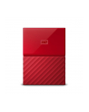 western digital Dysk zewnętrzny WD My Passport, 2.5'', 2TB, USB 3.1, czerwony - nr 1