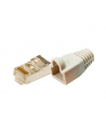 LOGILINK - Wtyki RJ45 FTP kat.5e z osłonką - szare 100szt. - nr 18