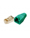 LOGILINK - Wtyki RJ45 FTP kat.5e z osłonką - zielone 100szt. - nr 14