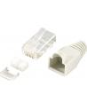 LOGILINK - Wtyki RJ45 FTP kat.6 z osłonką - szare,100szt. - nr 30