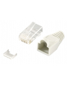 LOGILINK - Wtyki RJ45 UTP kat.6 z osłonką - szare,100szt. - nr 11