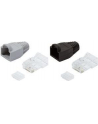 LOGILINK - Wtyki RJ45 UTP kat.6 z osłonką - szare,100szt. - nr 19