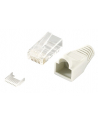 LOGILINK - Wtyki RJ45 UTP kat.6 z osłonką - szare,100szt. - nr 24