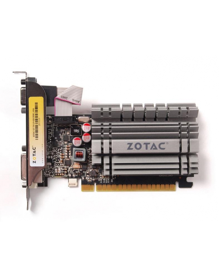 ZOTAC GeForce GT 730 ZONE Edition Low Profile, 4GB DDR3 (64 Bit), HDMI, DVI, VGA główny