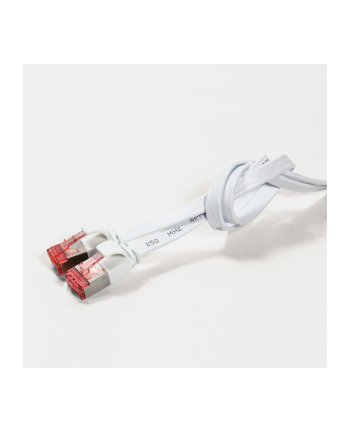 LOGILINK - Płaski Patch cord U/FTP;6;PIMF;dł.0,25m;biały