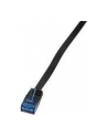 LOGILINK - Patchcord Cat.6 U/UTP, dł. 0.25m, ''SlimLine'', czarny - nr 11