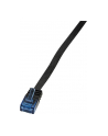 LOGILINK - Patchcord Cat.6 U/UTP, dł. 0.25m, ''SlimLine'', czarny - nr 4