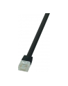 LOGILINK - Patchcord Cat.6 U/UTP, dł. 2m, płaski, ''SlimLine'', czarny - nr 6