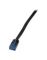 LOGILINK - Patchcord Cat.6 U/UTP, dł. 3m, płaski, ''SlimLine'', czarny - nr 11