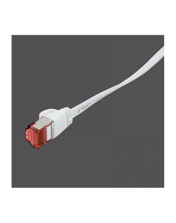 LOGILINK - Płaski Patch cord U/FTP;6;PIMF;dł. 5m;biały główny