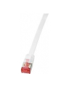 LOGILINK - Płaski Patch cord U/FTP;6;PIMF;dł.15m;biały - nr 16