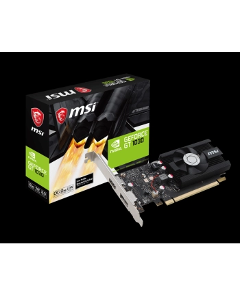 MSI GeForce GT 1030 2GHDR LP OC, 2GB, DP/HDMI/LP/