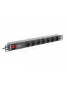 lanberg Listwa zasilająca Rack PDU 1U 7x PL 2m 10A czarna - nr 13