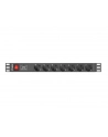 Lanberg  listwa zasilająca Rack PDU 1U 16A, 7x schuco, 2m, czarna - nr 16