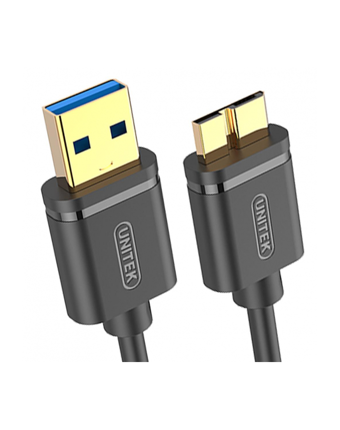 unitek Kabel USB 3.0 microUSB Typ-B - USB Typ-A M/M, 2m, Y-C463GBK główny