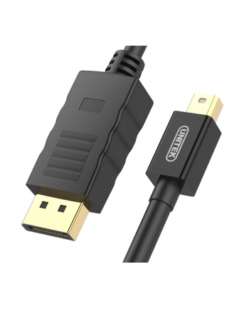 unitek Kabel miniDisplayPort/DisplayPort M/M, 3.0m, Y-C612BK